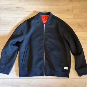 Five Four Charcoal Gray Bomber Jacket XL